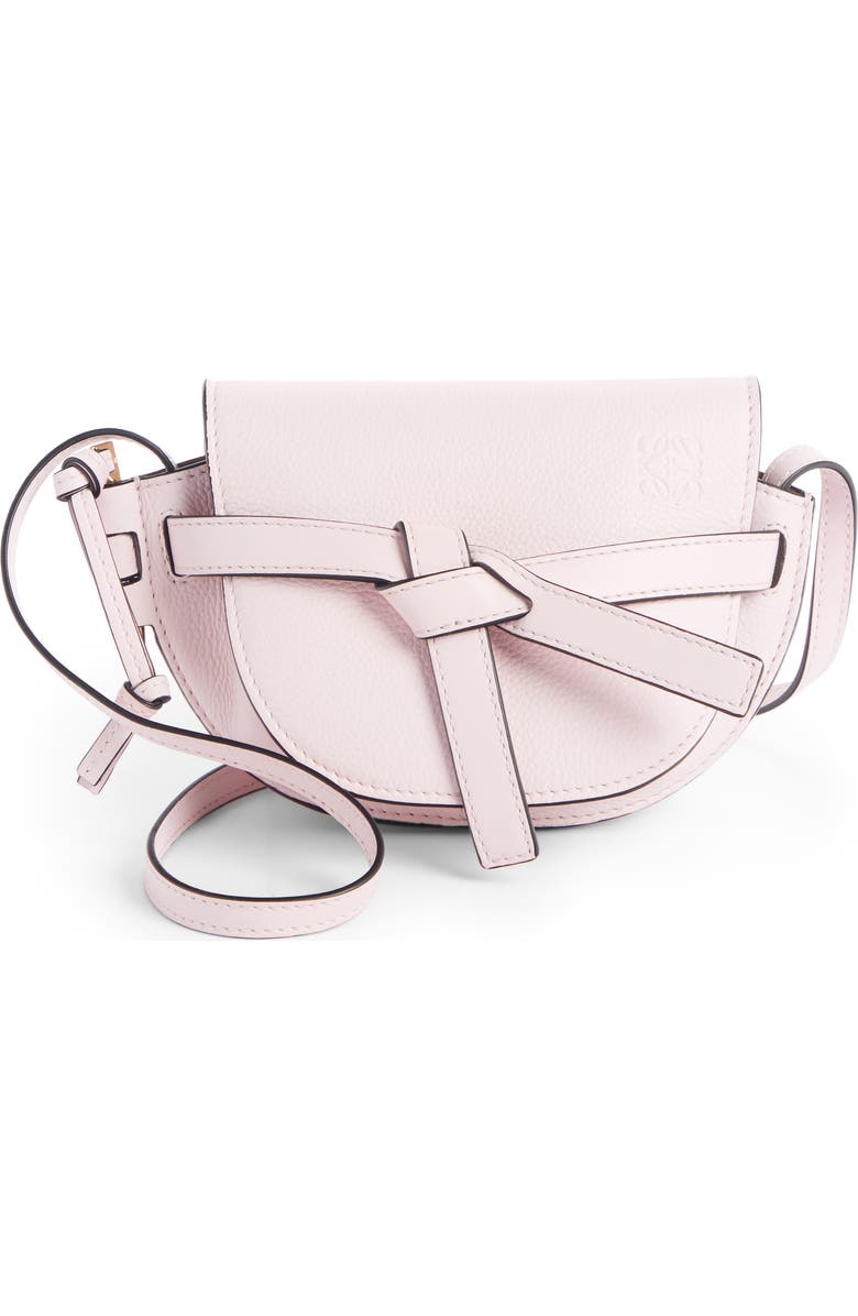 Loewe Mini Gate Leather Crossbody Bag, Main, color,