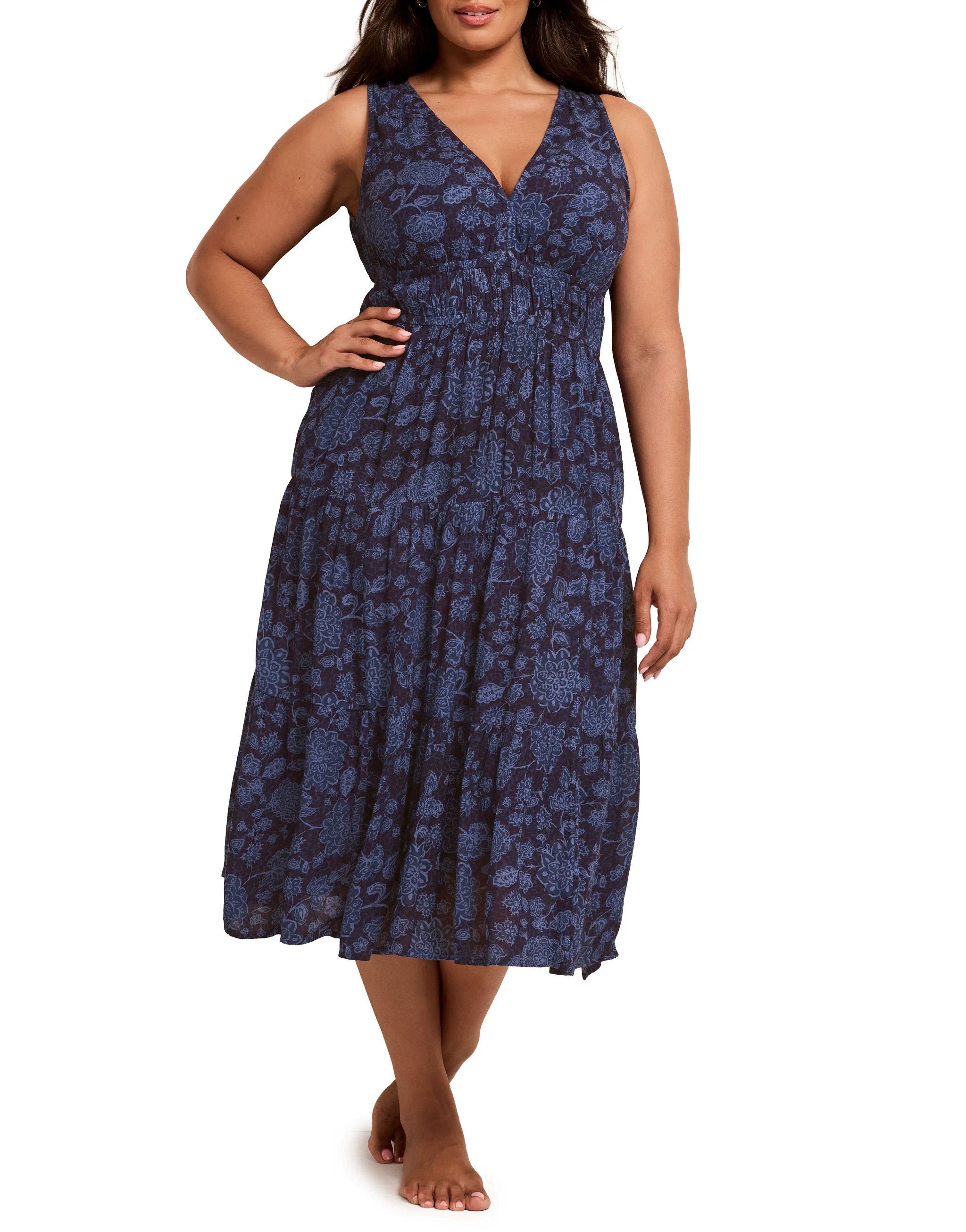 Floral blue