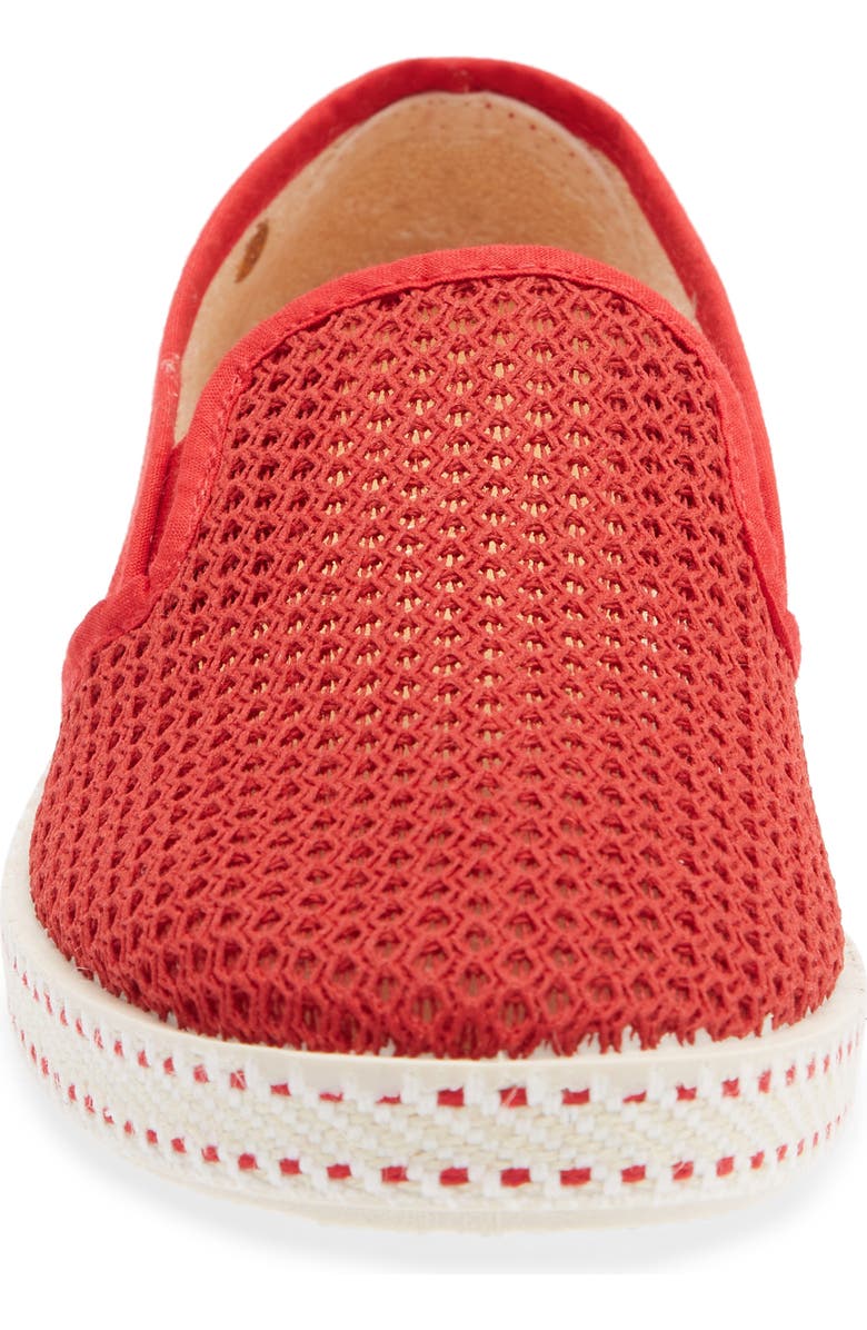 Rivieras 'Classic' Slip-On, Alternate, color, Rouge