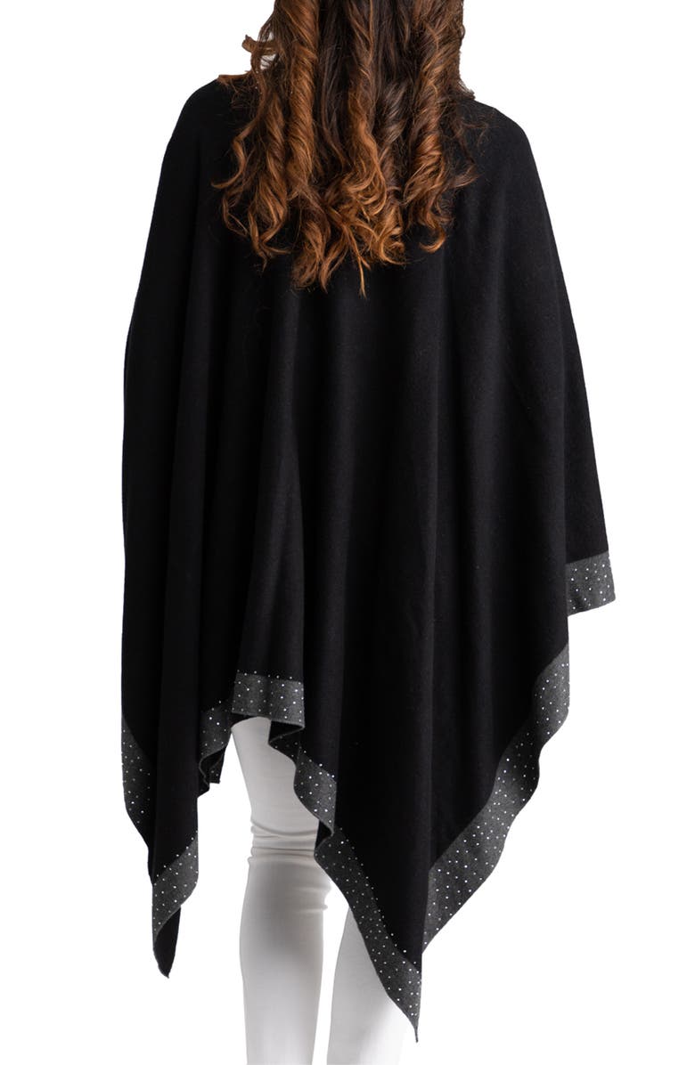 SAACHI Studded Topper, Alternate, color, Black