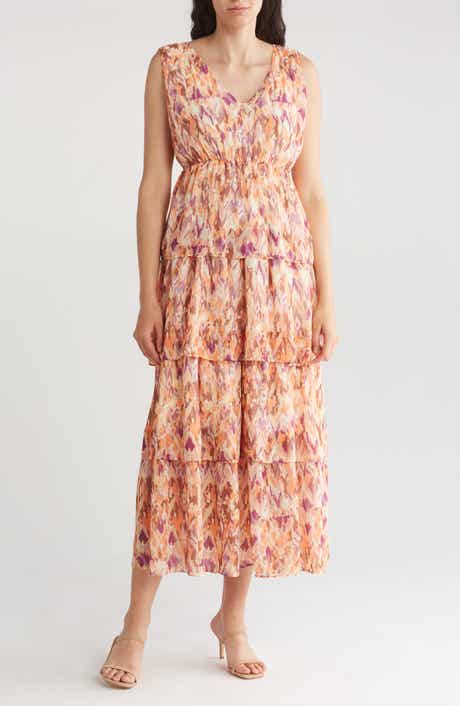 WISHLIST Sleeveless Tiered Maxi Sundress