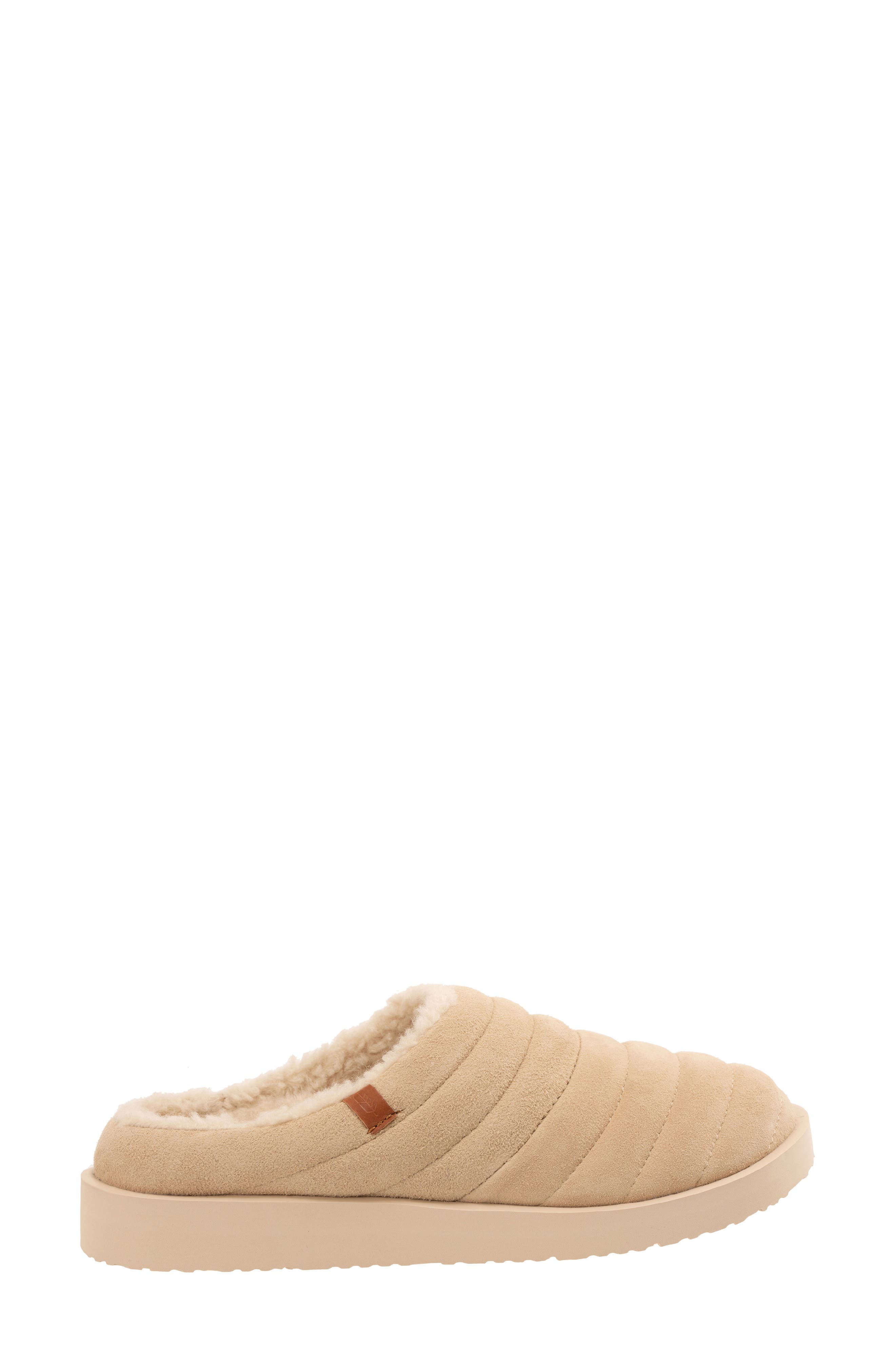 Valley Faux Fur Lined Slipper, Alternate, color, SESAME