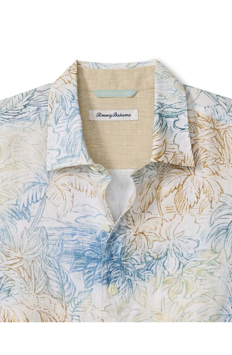 Tommy Bahama La Blanca Isles Silk Button-Up Shirt, Alternate, color, Bora Bora Blue