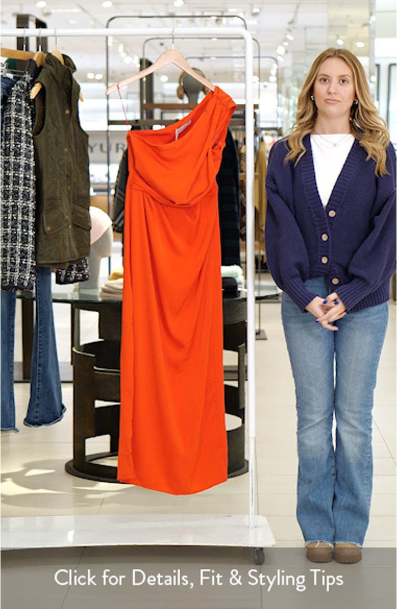 Nadia One-Shoulder Gown, sales video thumbnail