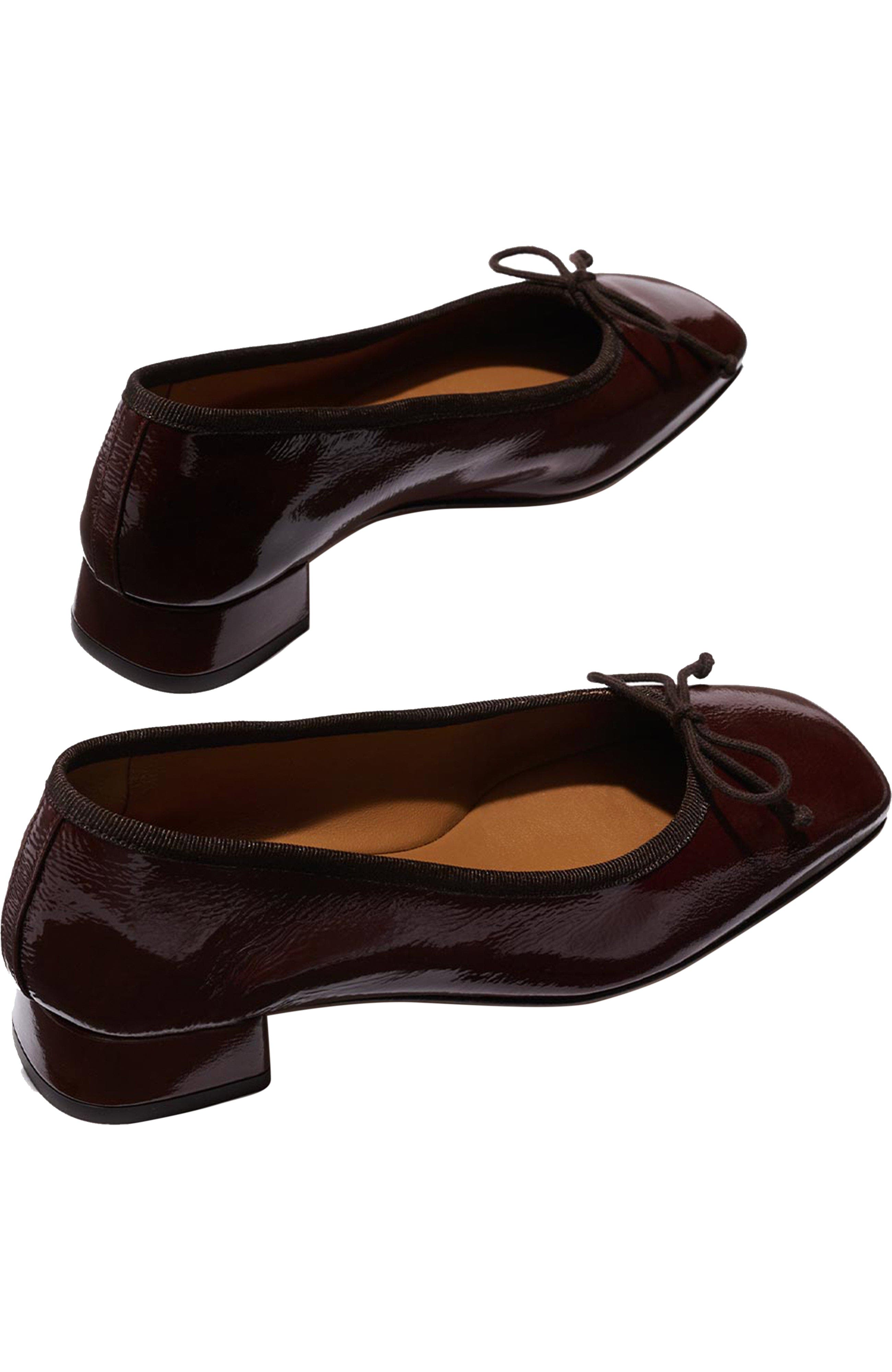 The Ada Pumps, Alternate, color, Espresso Crinkle Patent