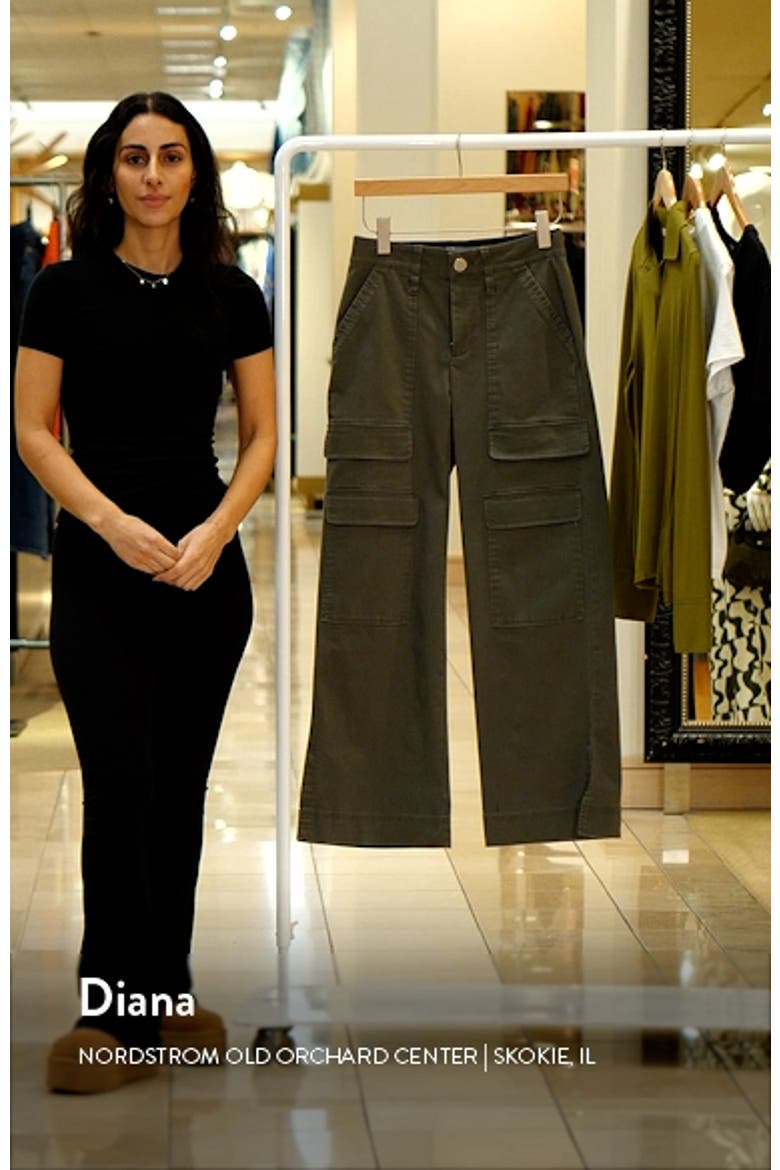 Skyrise Wide Leg Utility Pants video