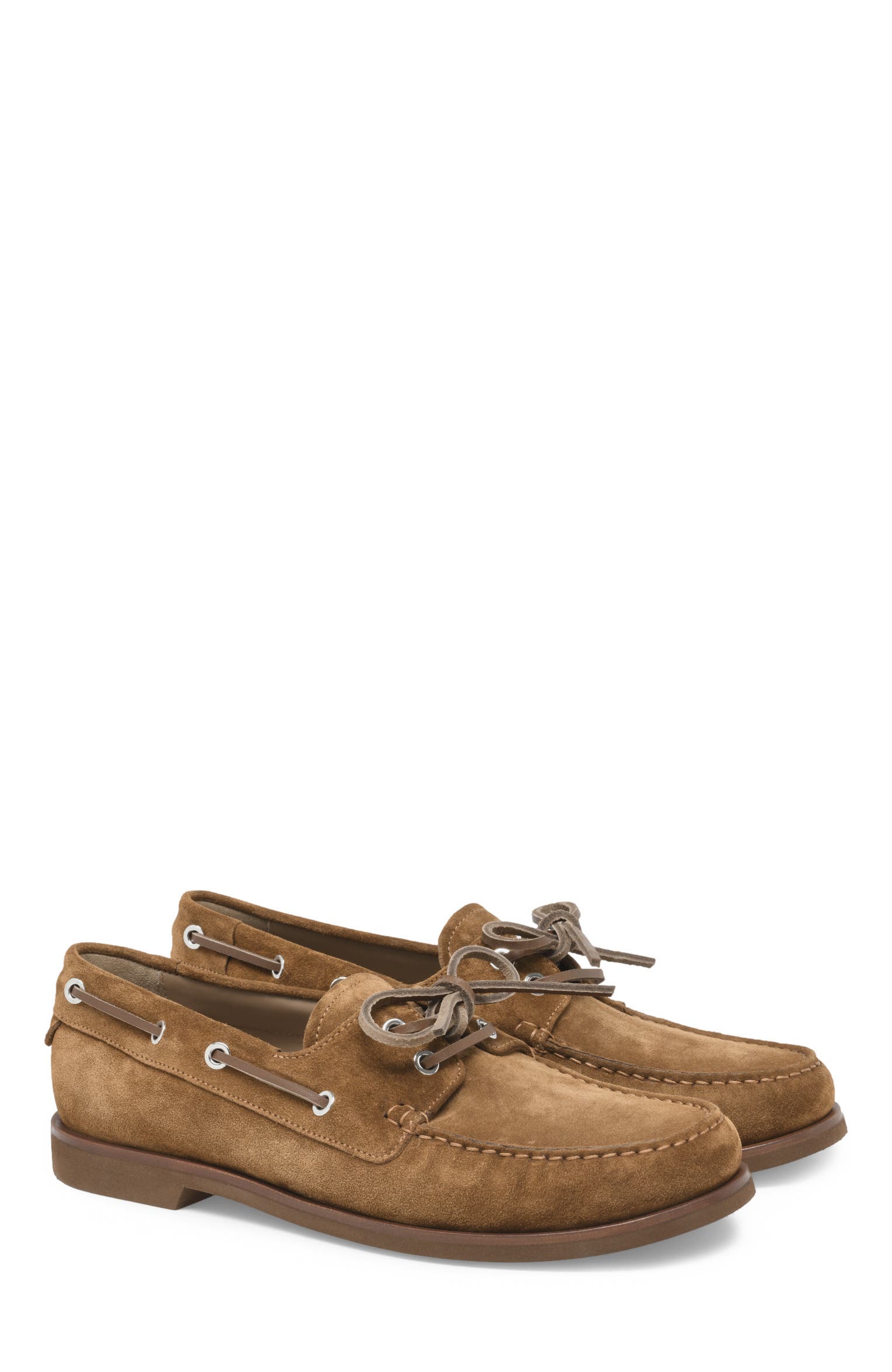 Vandée Mocassin, Alternate, color, Brown Suede Leather