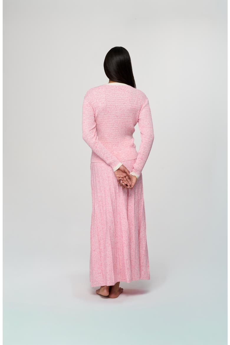 Lila Cardigan, Alternate, color, Pink