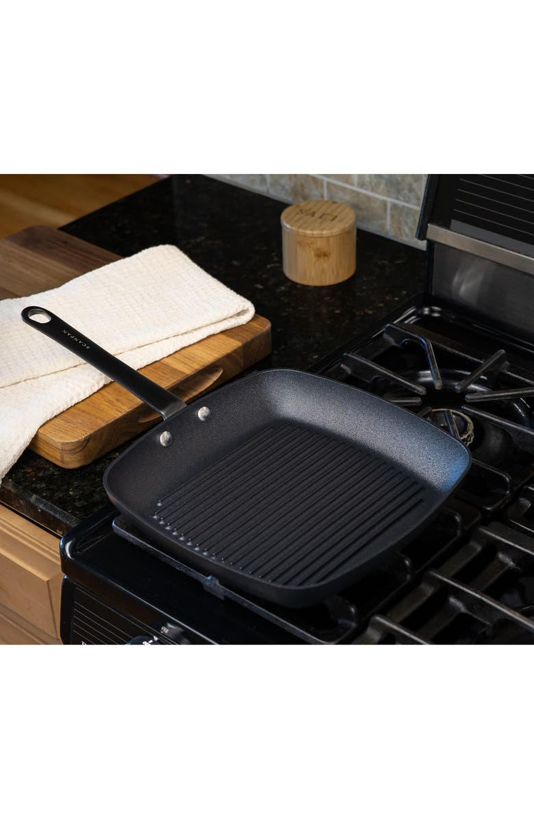 Scanpan Professional 11-Inch Nonstick Grill Pan, Alternate, color, Black