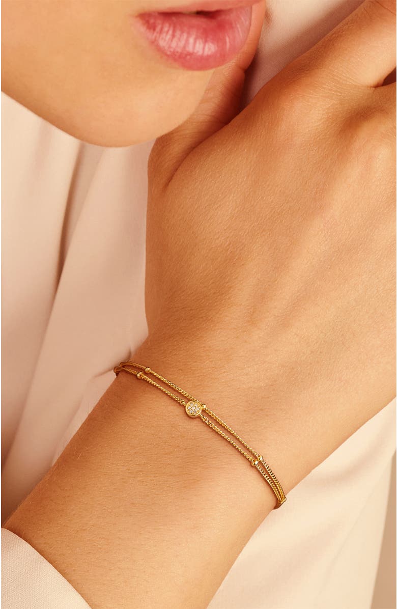 DPT Antwerp First Beaded Bracelet, Alternate, color, Yellow 18K Gold Plated