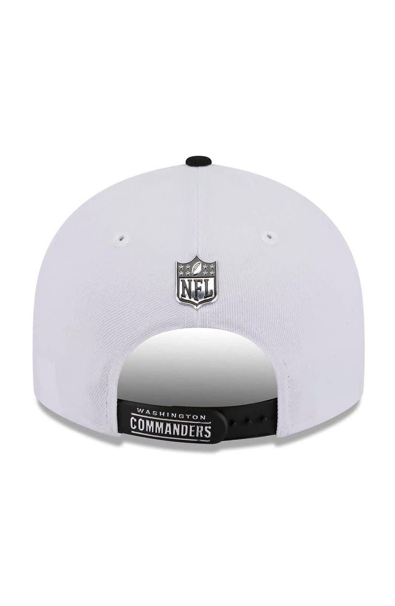 New Era Men's New Era  White/Black Washington Commanders 2026 NFL Draft Pre-Curved 9FIFTY Snapback Hat, Alternate, color, White