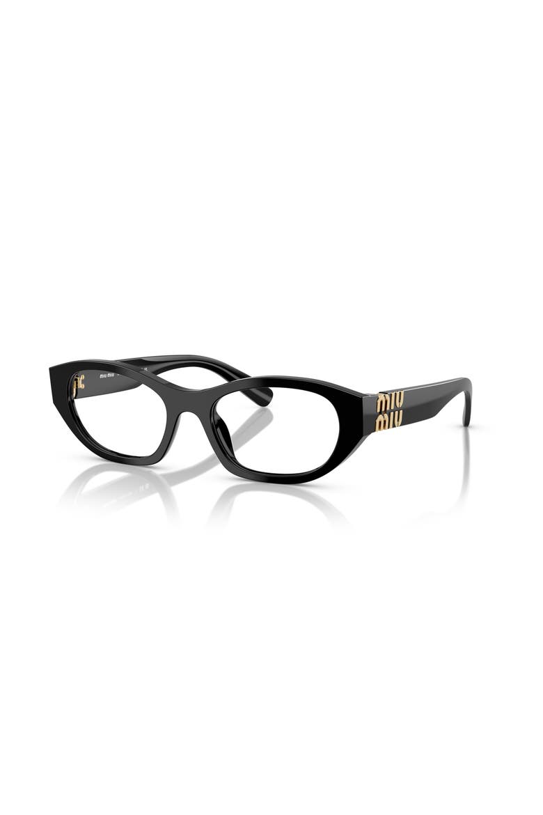 53mm Irregular optical glasses, Main, color, Black