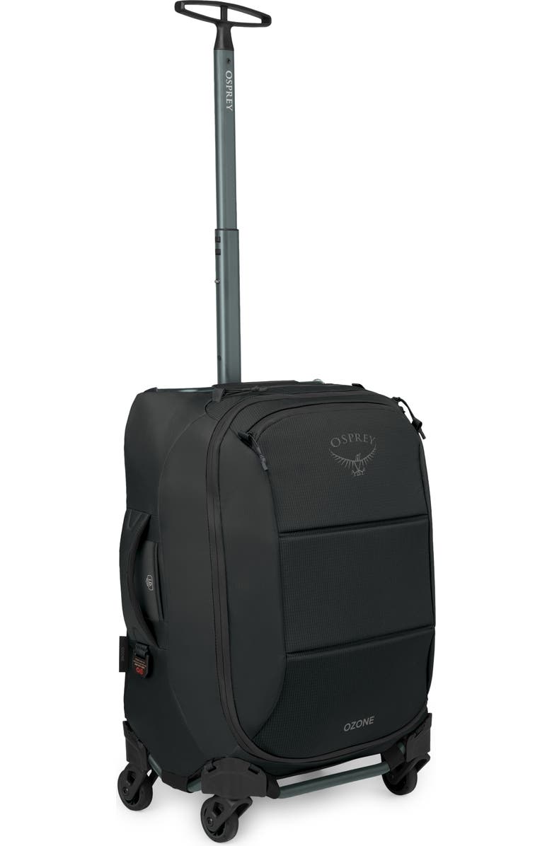 Osprey Ozone Four-Wheel 38-Liter Carry-On Suitcase, Alternate, color, Black