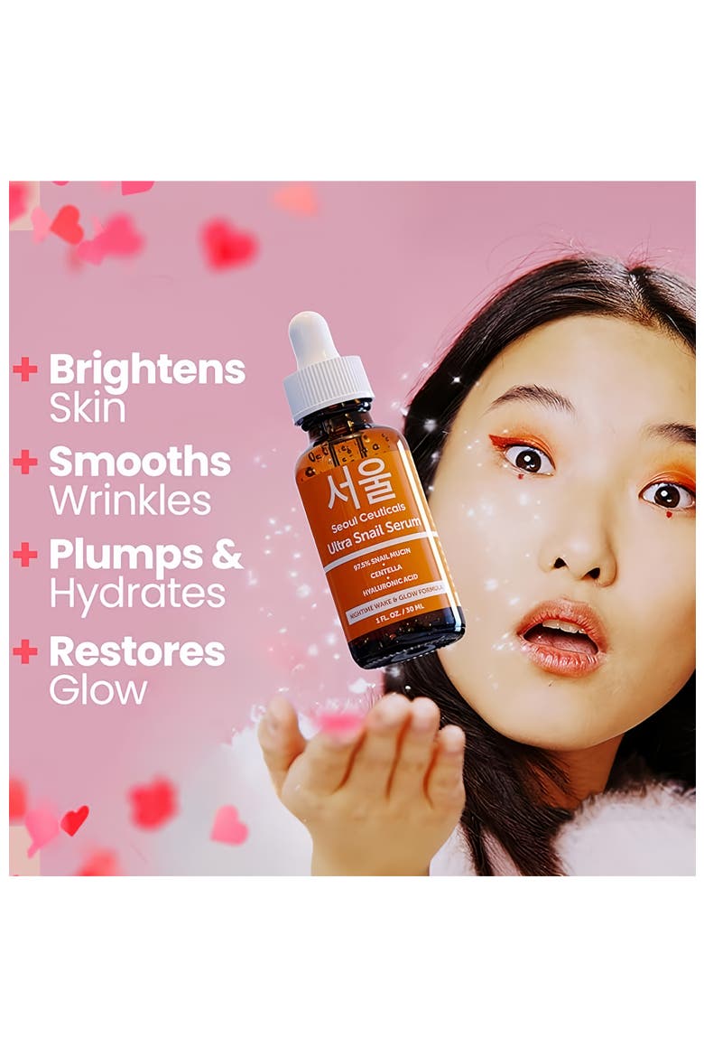 Korean Skincare Ultra Snail Serum, Alternate, color, Clear