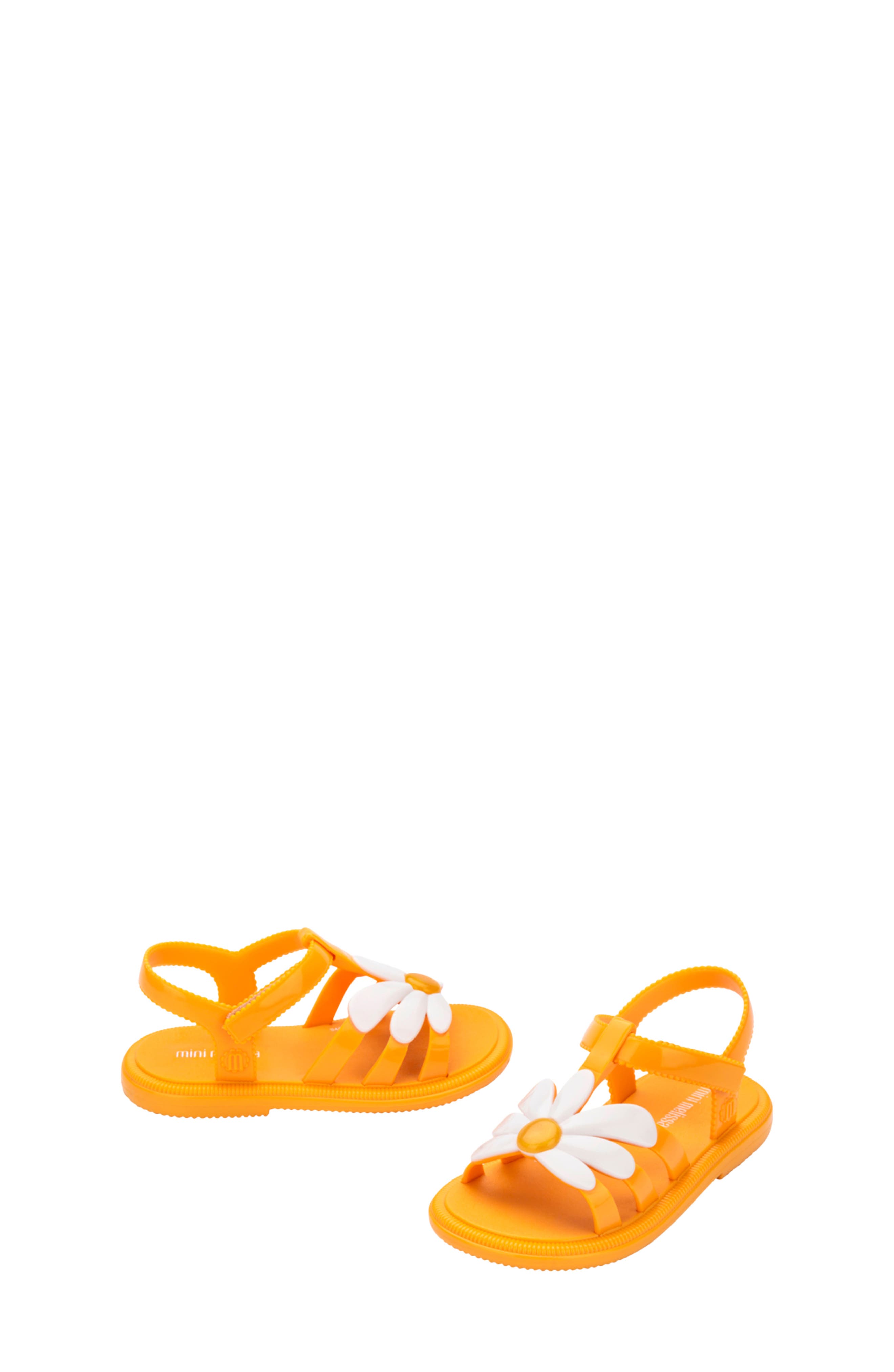 Kids' Hip Bloomy Ankle Strap Sandal, Alternate, color, ORANGE