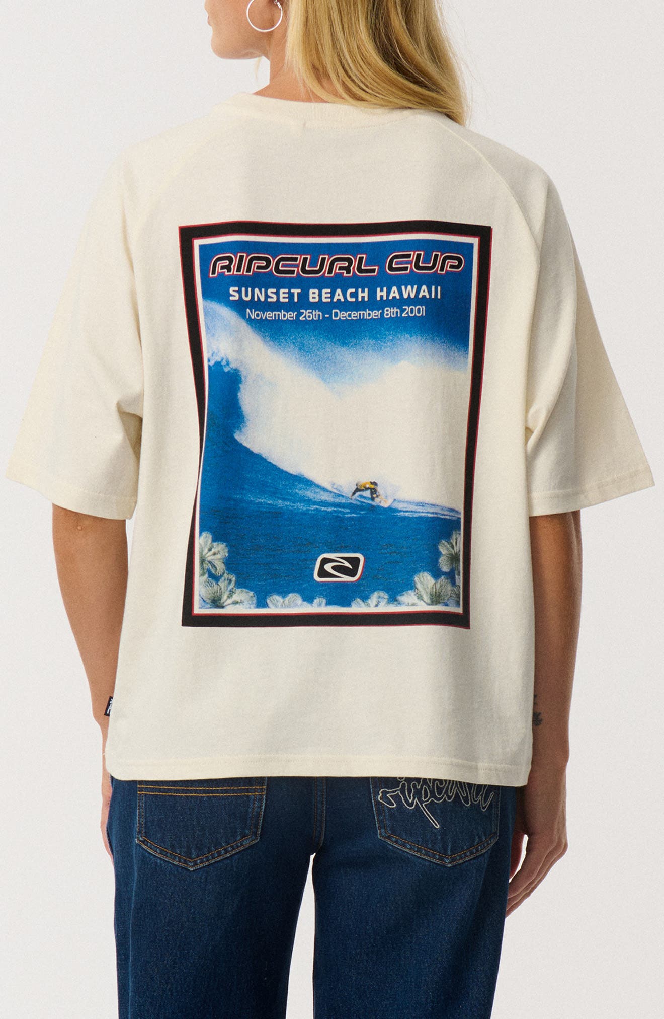 Rip Curl Sunset Beach Raglan T-Shirt (Women) | Nordstrom