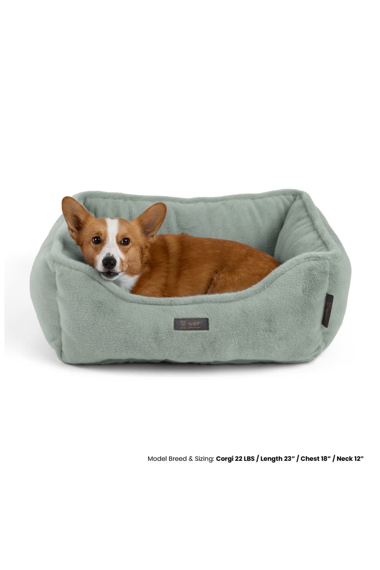 Dream One Cloud  Dog  Bed - Reversible Cat & Dog Bed for Small to Medium Breeds, Alternate, color, Paris Green