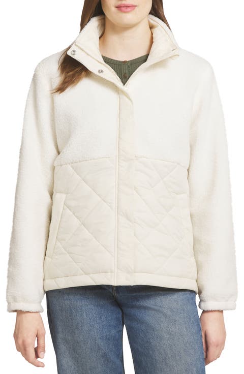 Mixed Media Fleece Jacket