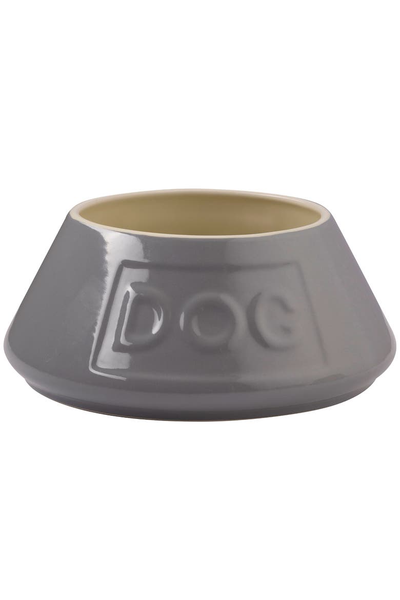Non Tip Dog Bowl,  8.3 Inch, 54oz, Food & Water Angled Dish, Main, color, Gray