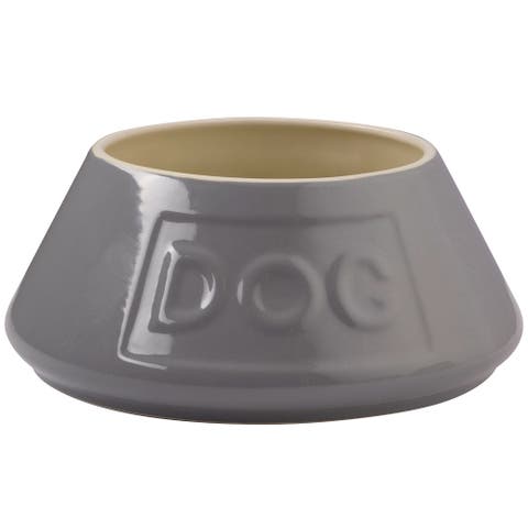 Non Tip Dog Bowl,  8.3 Inch, 54oz, Food & Water Angled Dish