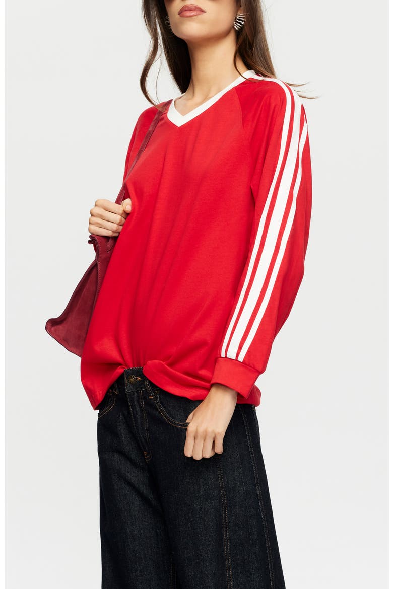 All Stars Long Sleeve T-Shirt, Alternate, color, ROUGE