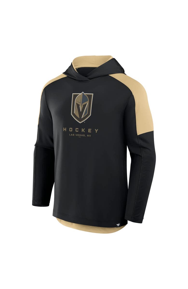 FANATICS Men's Fanatics Black Vegas Golden Knights Meta Game Transitional Pullover Hoodie, Alternate, color, 