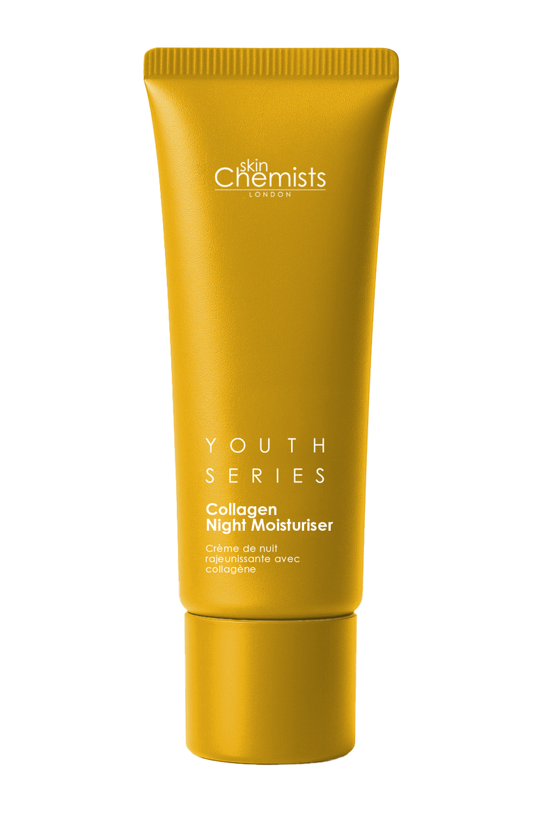 Youth Series 1% Collagen Night Moisturizer 50ml for Fine Lines & Wrinkles, Loss of Firmness, Main, color, White