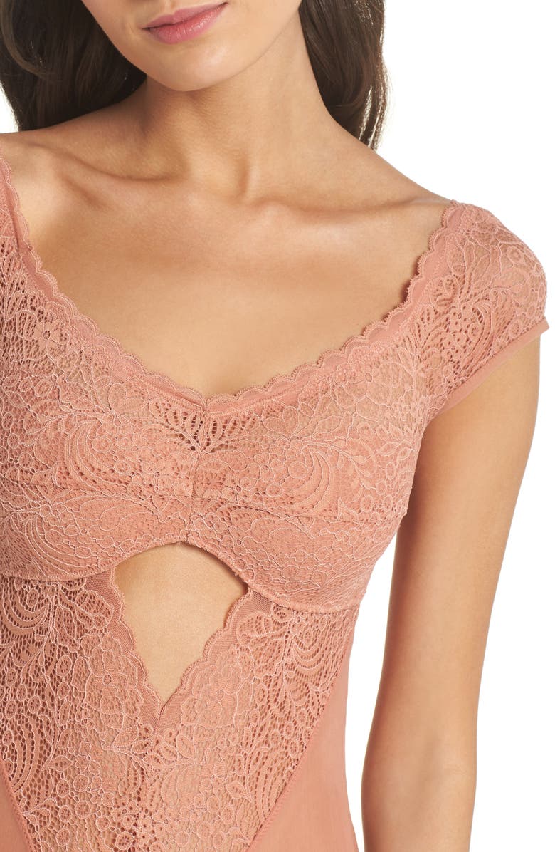 Thistle & Spire Thistle and Spire Marcy Soft Cup Bodysuit, Alternate, color,