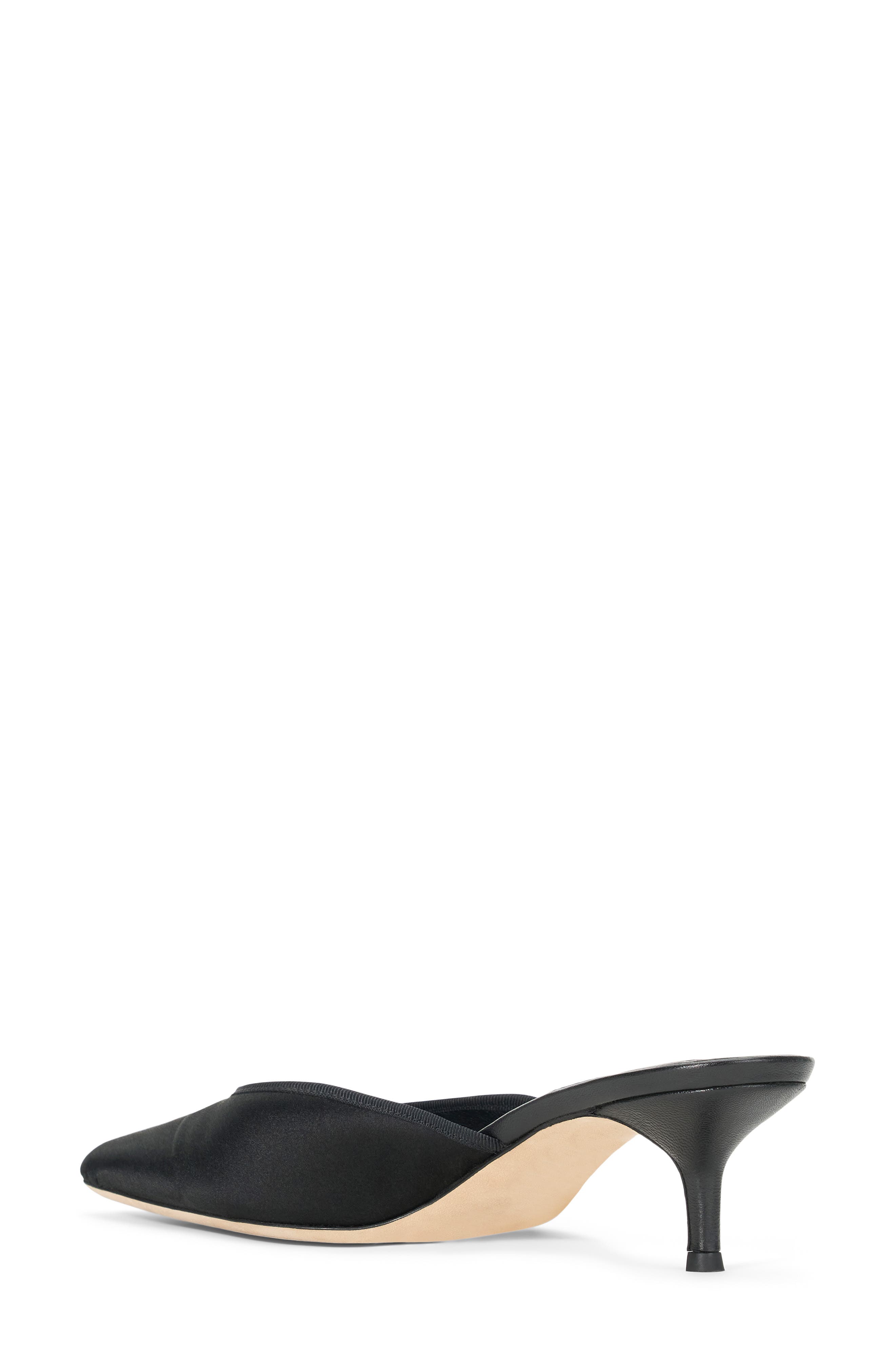 Otto Kitten Heel Mule, Alternate, color, BLACK