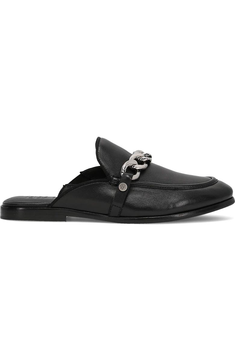 Frye Faith Chain Mule, Alternate, color, Black