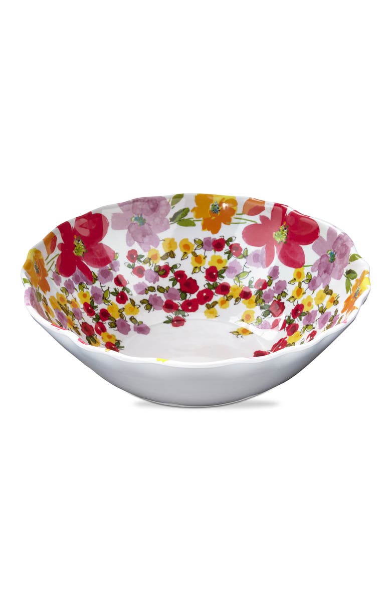 tag Springtime Floral Melamine Serving Bowl - Dishwasher Safe, Main, color, Multicolored