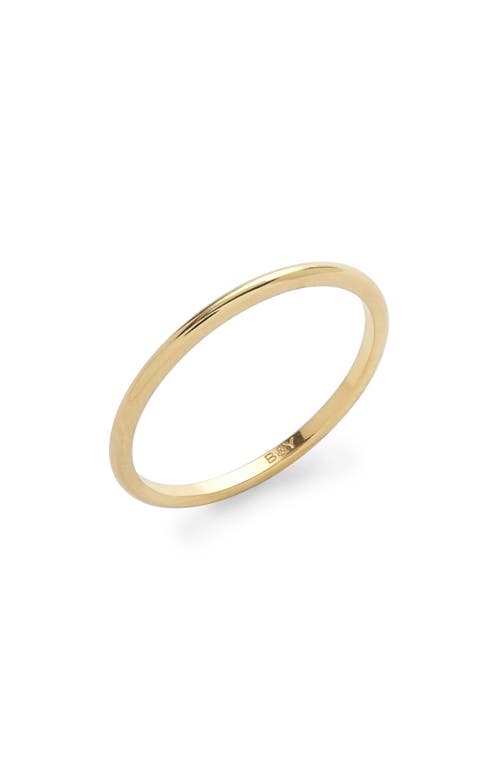 Brook and York Demi Band Ring in Gold 