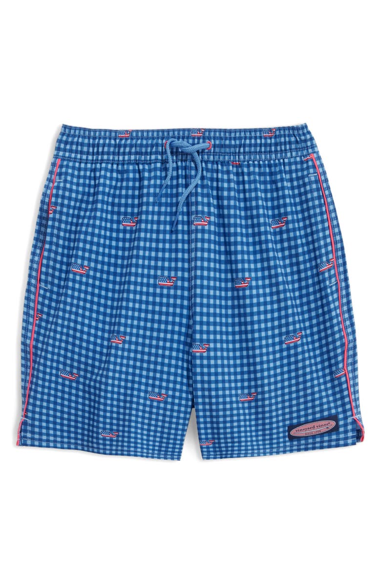 vineyard vines Kids' Chappy Swim Trunks, Main, color, 