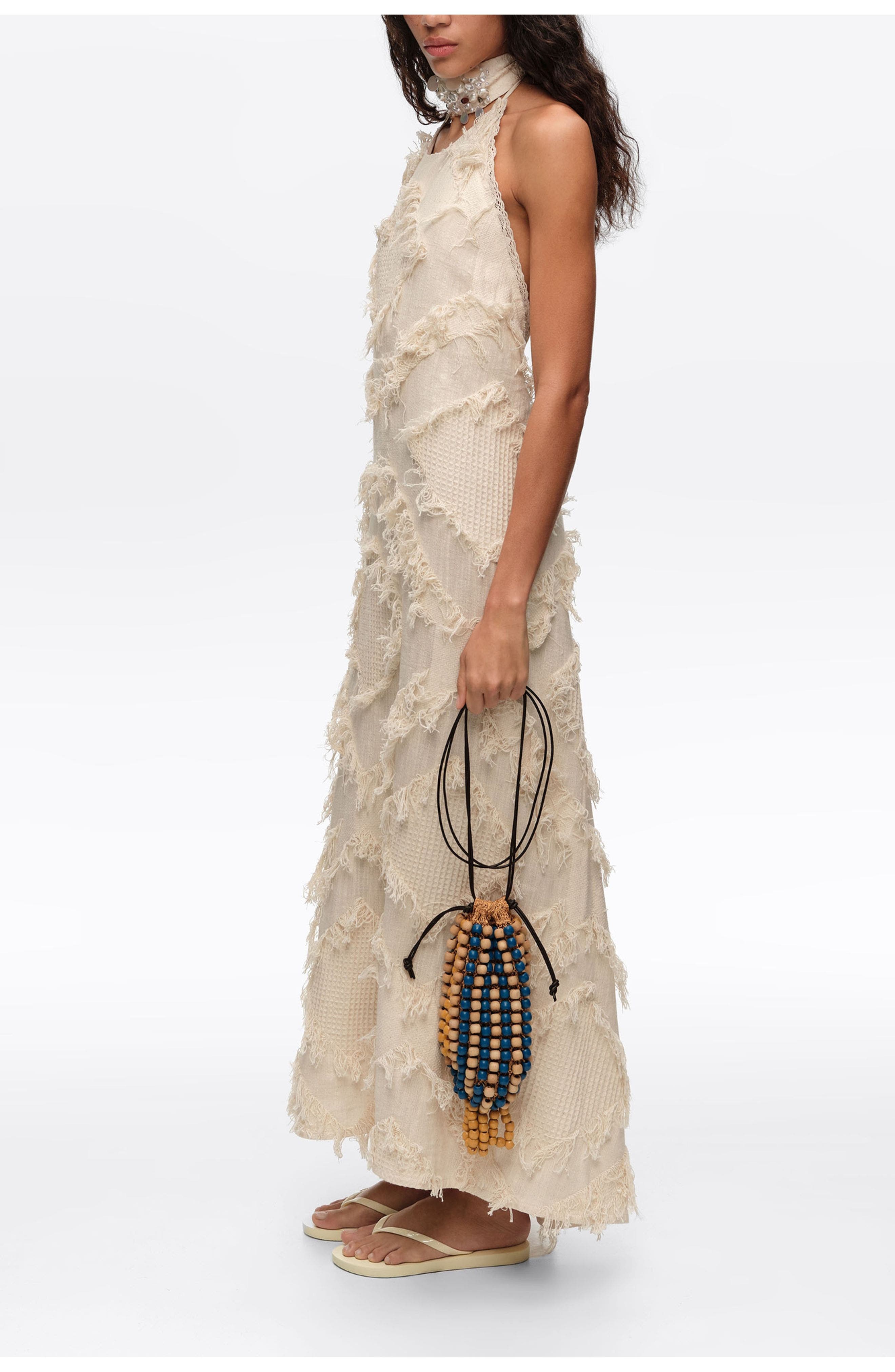 Crochet Mini Bag, Alternate, color, BLUE