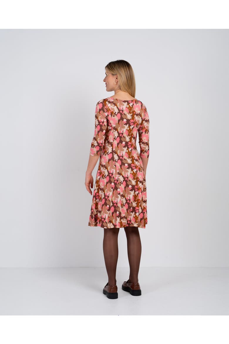Brushed Floral Dress, Alternate, color, Pink Fizz Floral