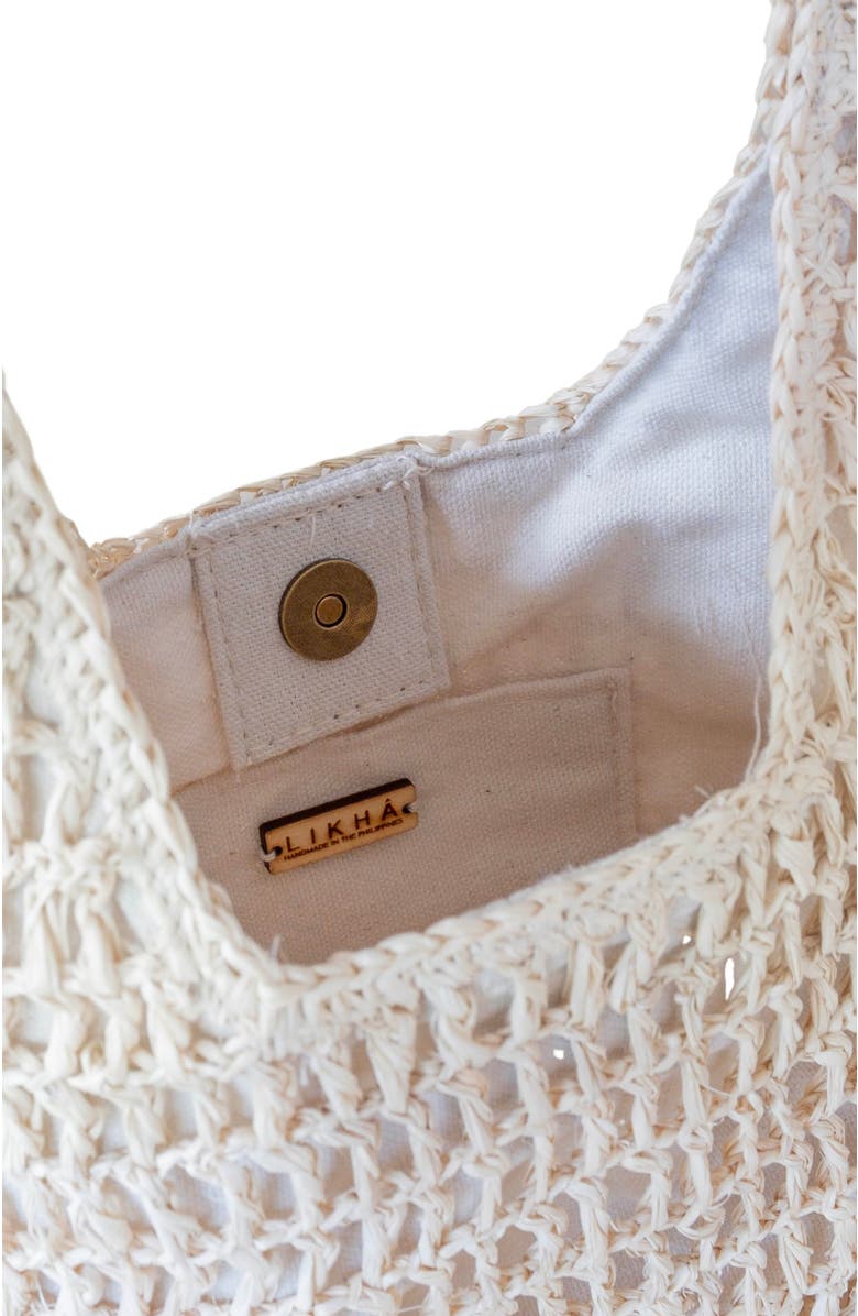 LIKHA Raffia Hobo Bag, Alternate, color,