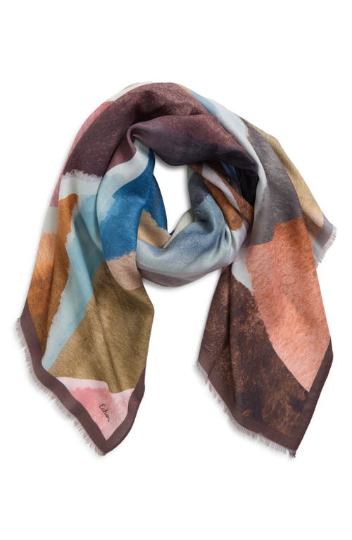 Echo Gallery Fringe Scarf In Gray