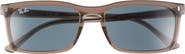Ray-Ban 59mm Rectangular Sunglasses