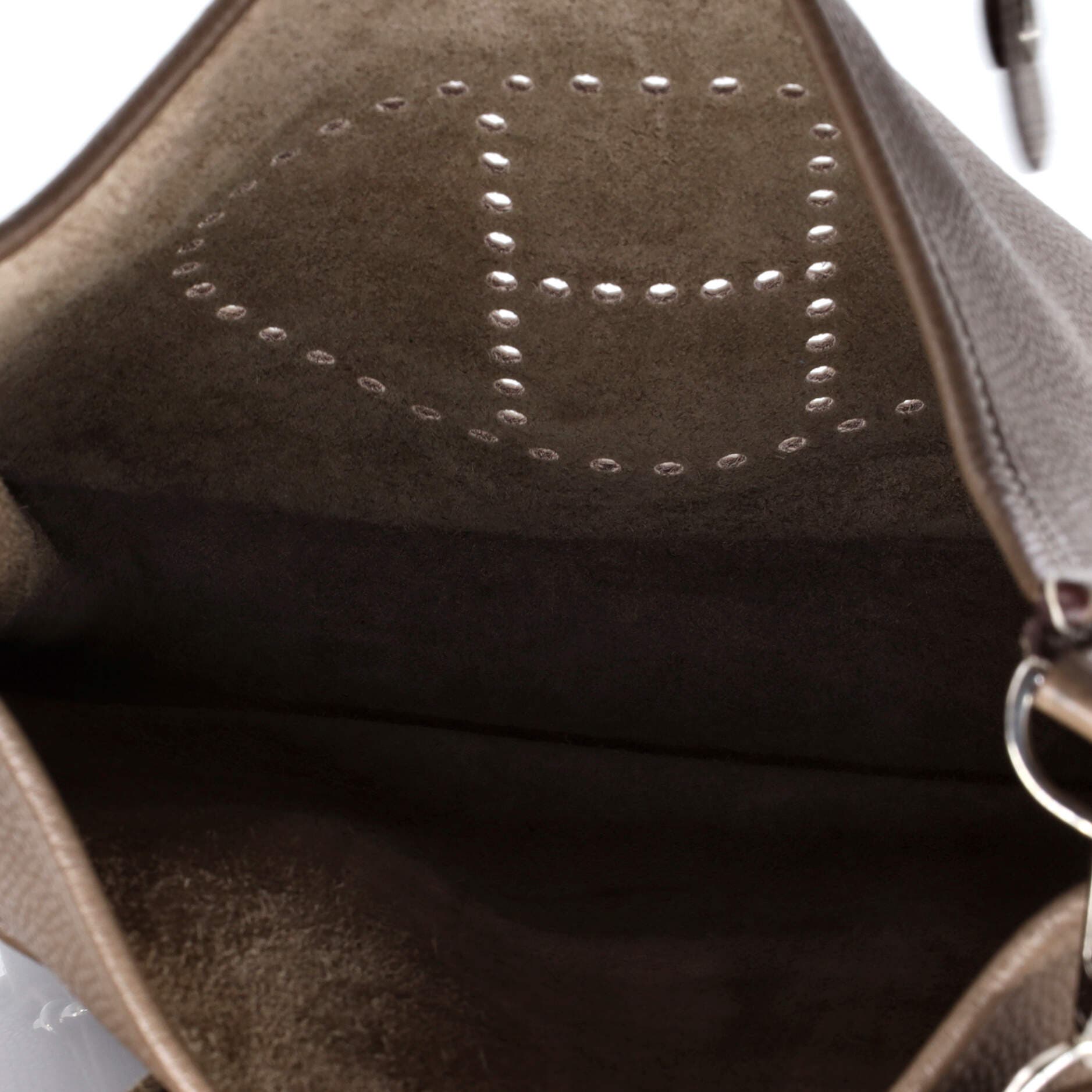 Pre-Owned Hermes Evelyne Bag Gen III Clemence PM, Alternate, color, Etoupe