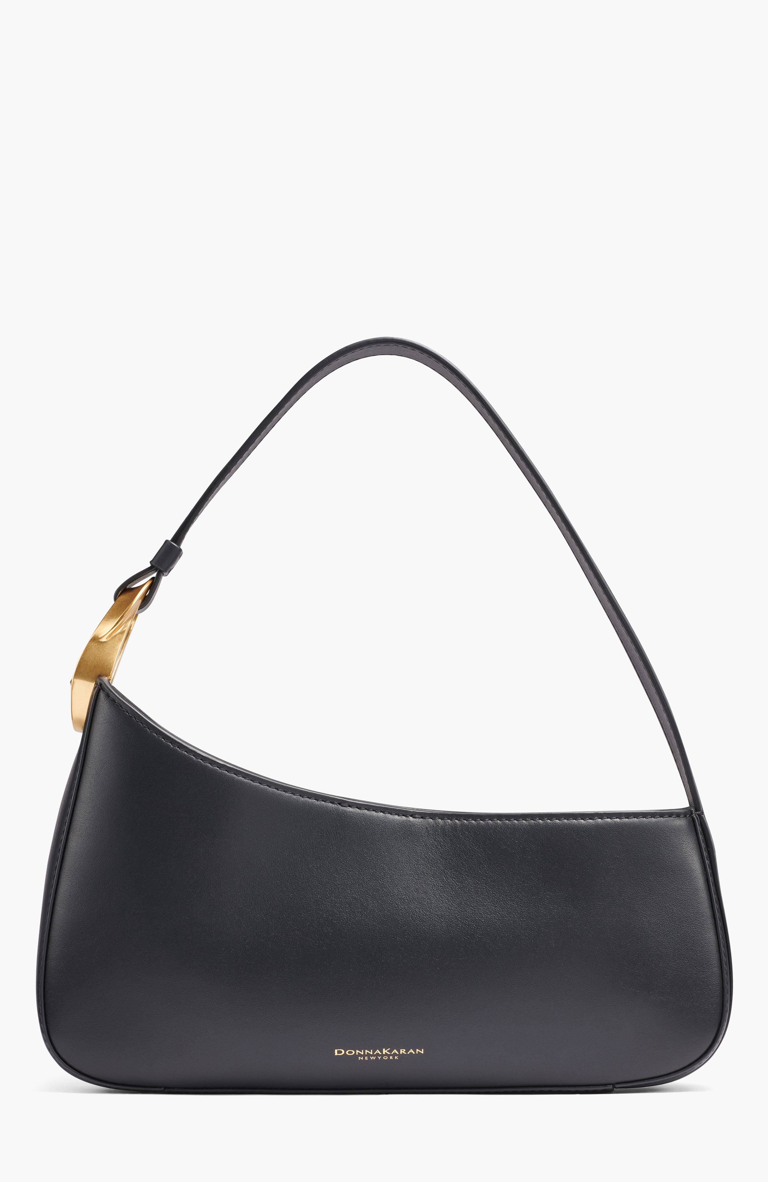 Donna Karan New York Jersey Shoulder, Main, color, Blk/Gold