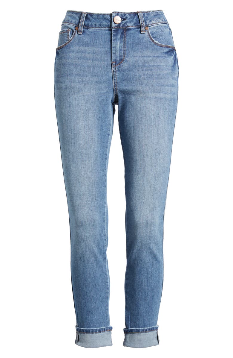 1822 Denim Cuffed Ankle Skinny Jeans, Alternate, color, Isabelle