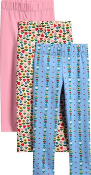 Mini Boden Kids' Assorted 3-Pack Stretch Cotton Blend Leggings