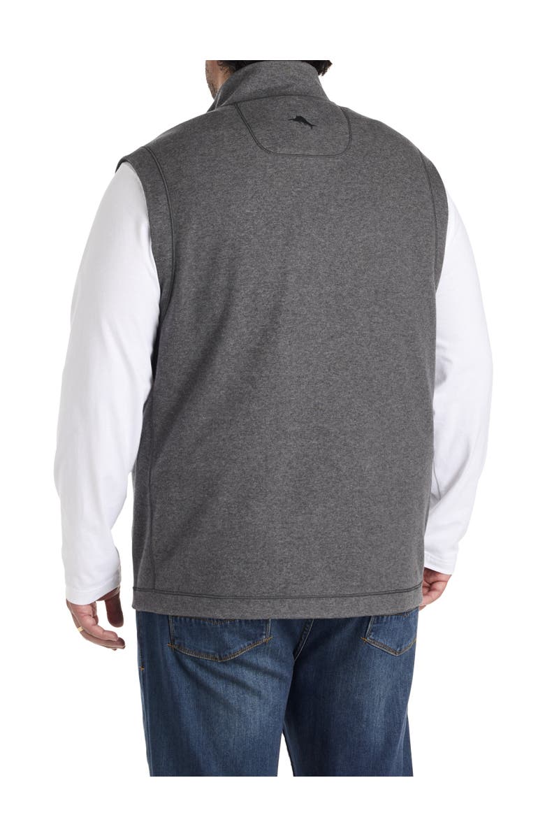 Tommy Bahama Big
Tall Flip Coast Reversible Vest, Alternate, color, Black Heather