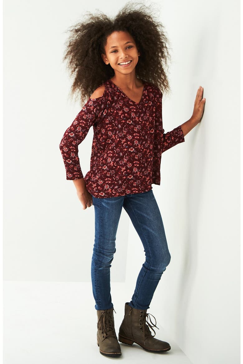 'Collin' Skinny Jeans, Alternate, color, DARK INDIGO SAND