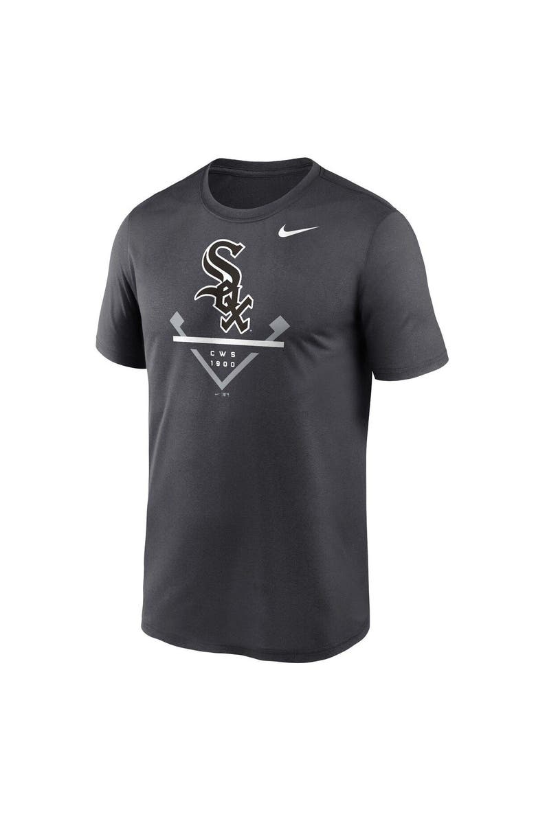 Nike Men's Nike Anthracite Chicago White Sox Big & Tall Icon Legend Performance T-Shirt, Alternate, color, Anthracite