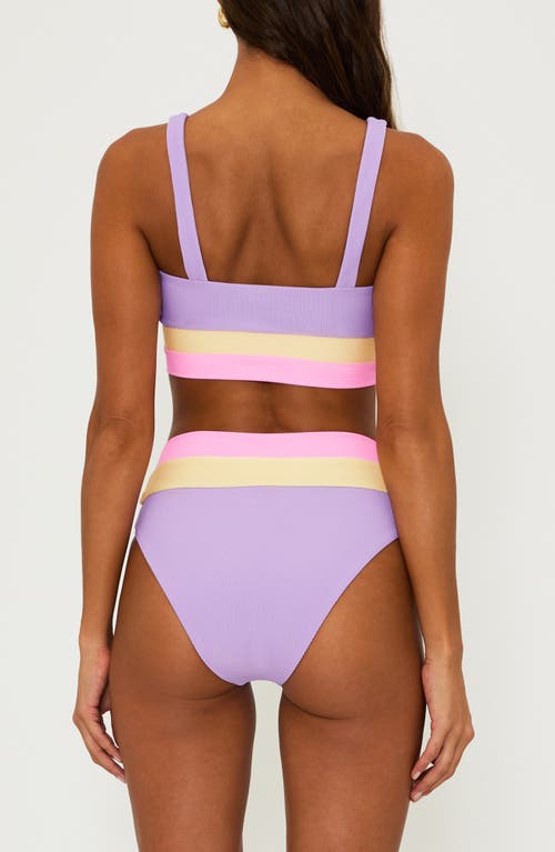 BEACH RIOT BEACH RIOT HEIDI COLORBLOCK BIKINI BOTTOMS