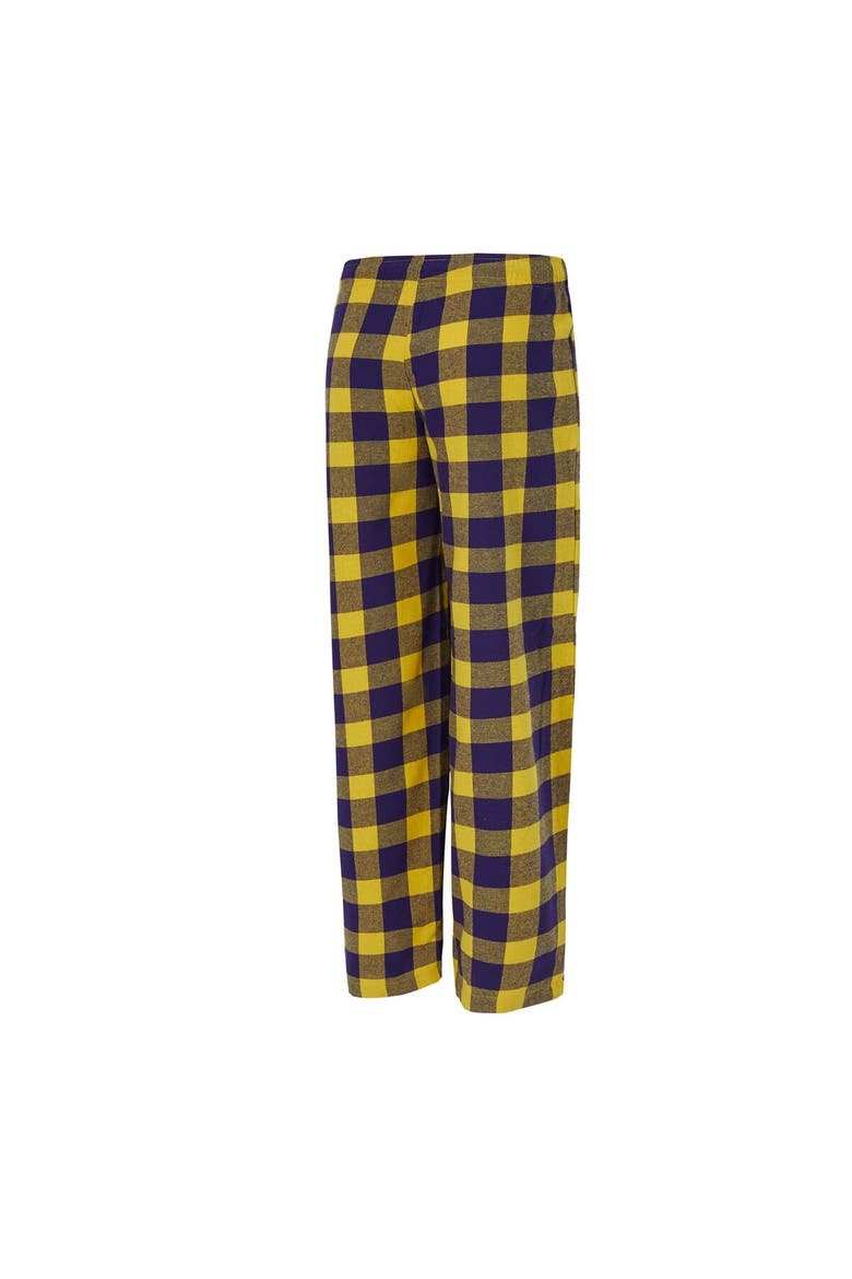 Women's Concepts Sport  Purple/Gold Minnesota Vikings Avondale T-Shirt & Pants Flannel PJ Set, Alternate, color, Purple