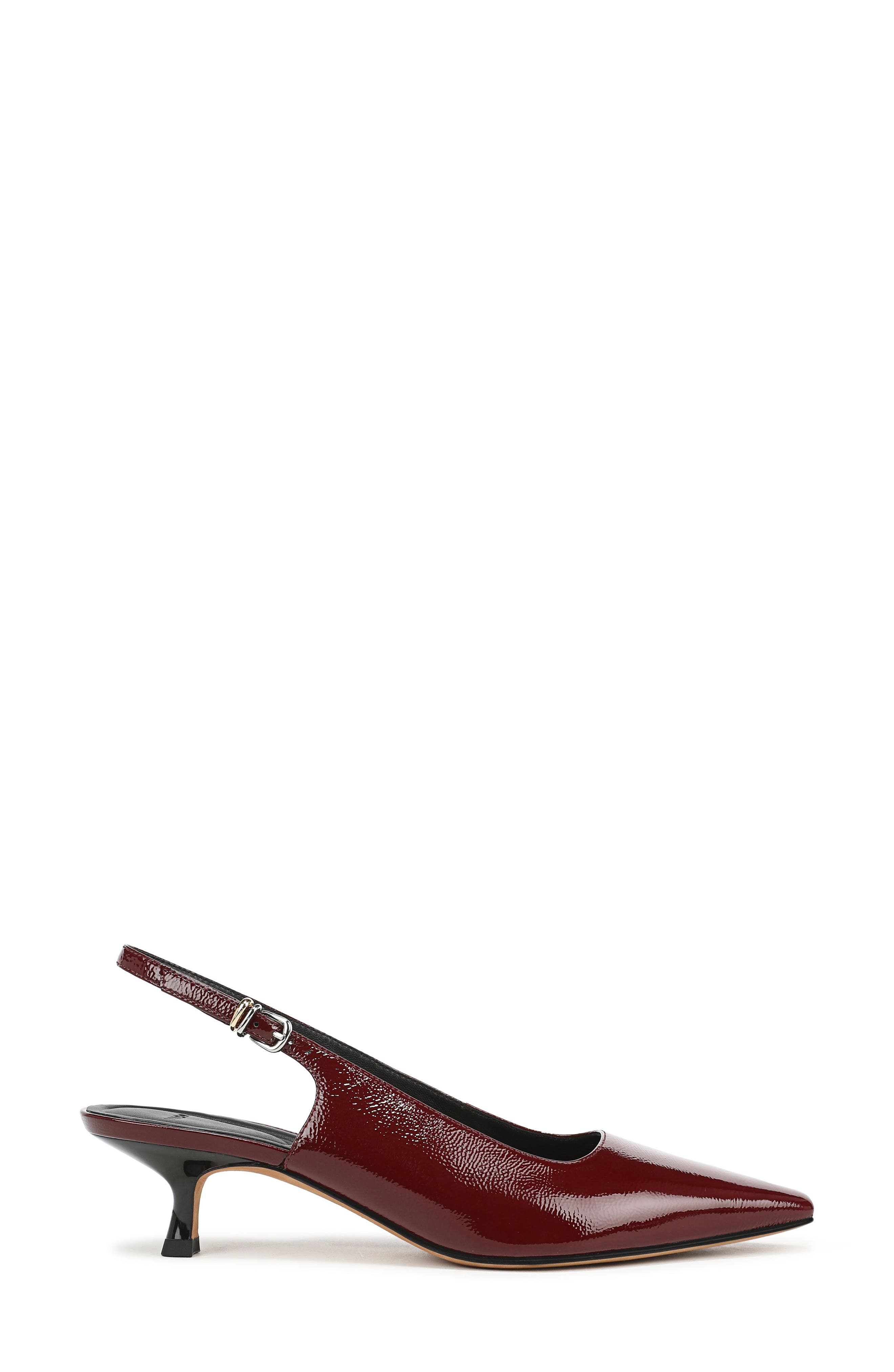Sabra Slingback Kitten Heel Pump, Alternate, color, BORDEAUX