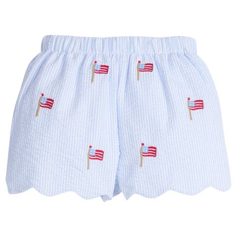 Kids' Embroidered Scallop Short Blend (Toddler, Little Kid & Big Kid)