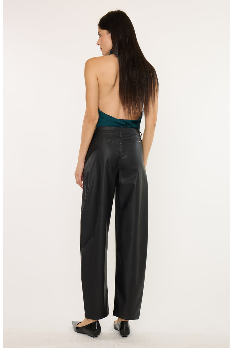 Darlene High Rise Barrel Pants, Alternate, color, Black
